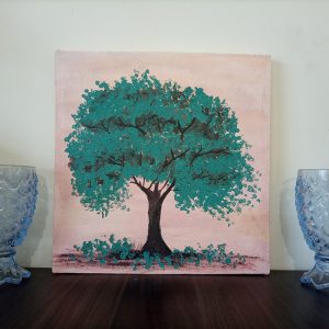 Alone tree painting