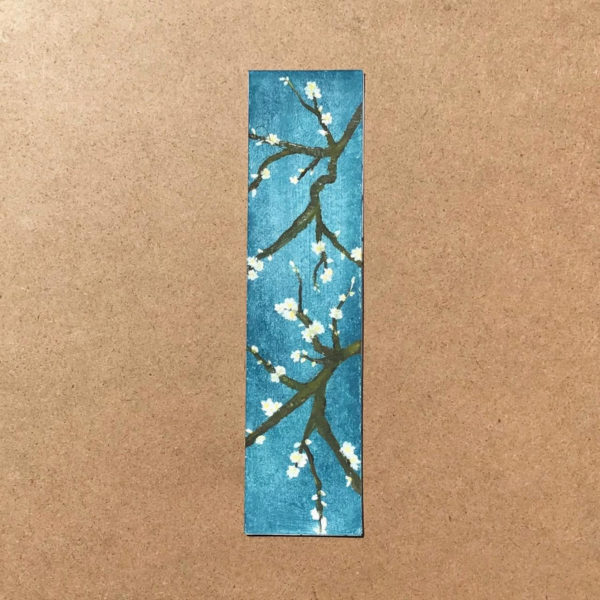 ‘Almond Blossom’ by Van Gogh - Hand Painted Bookmark