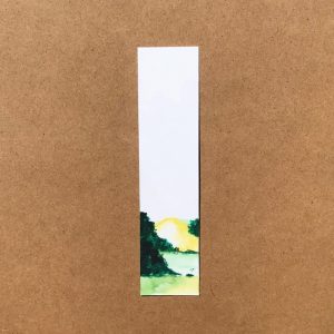 ‘Plain’ - Hand Painted Watercolor Bookmark