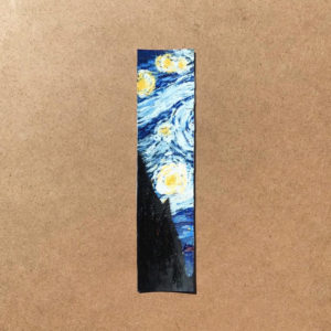 ‘Starry Night’ by Van Gogh - Hand Painted Bookmark