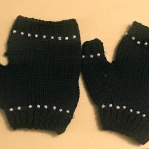 Beaded Woolen Gloves
