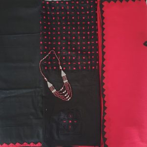 Handmade Sindhi Net Applique Suit