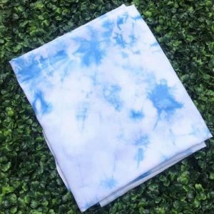 White and Sky Blue (Marble Effect)