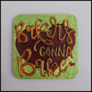 Hand-Painted Magnet - Bakers Gonna Bake