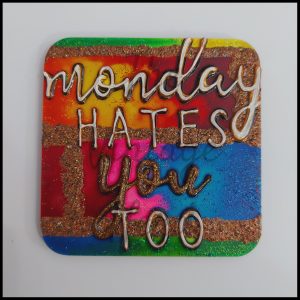 Hand-Painted Magnet - Monday Hates You Too