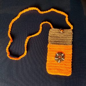 Handmade Crochet Mobile Pouch