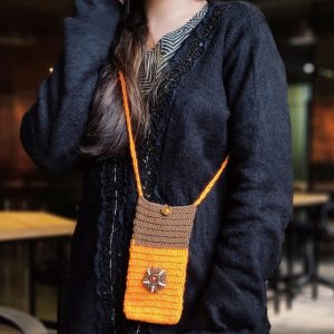 Handmade Crochet Mobile Pouch
