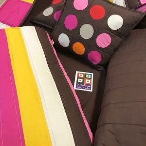 8 pcs Patchwork & Polyester Quilted Comforter Set