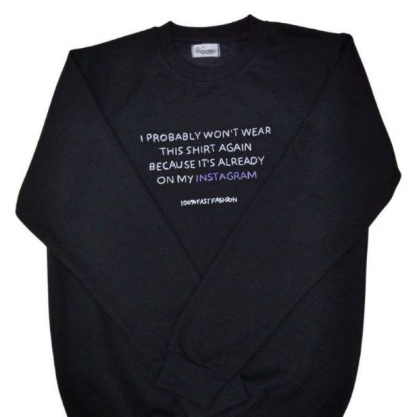 Fast Fashion Hand Embroidery Sweatshirt
