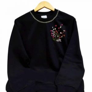 Floral Bunch Hand Embroidered Sweatshirt