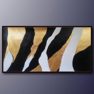 Gold Leaf Abstract Painting