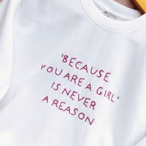 Never a Reason Embroidered Sweatshirt 1