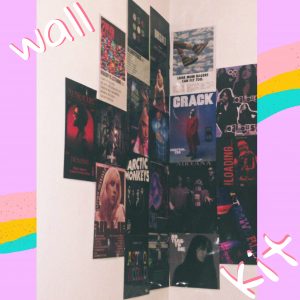 Aesthetic Music Wall Kit ( 21 Posters)