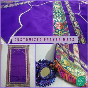 Customized Handmade Prayer Mat - Purple