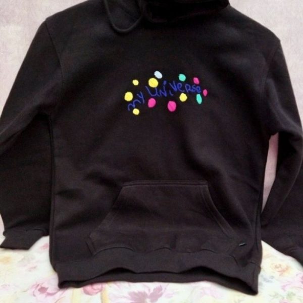 Universe Embroidered Hoodie