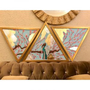 Wall Painting - Set of 3 (Triangular)