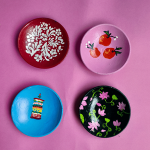 Colorful Hand Painted Plates