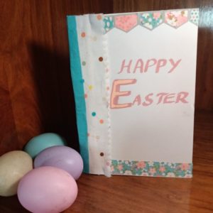 Easter Card (Polka Dot Fabric)