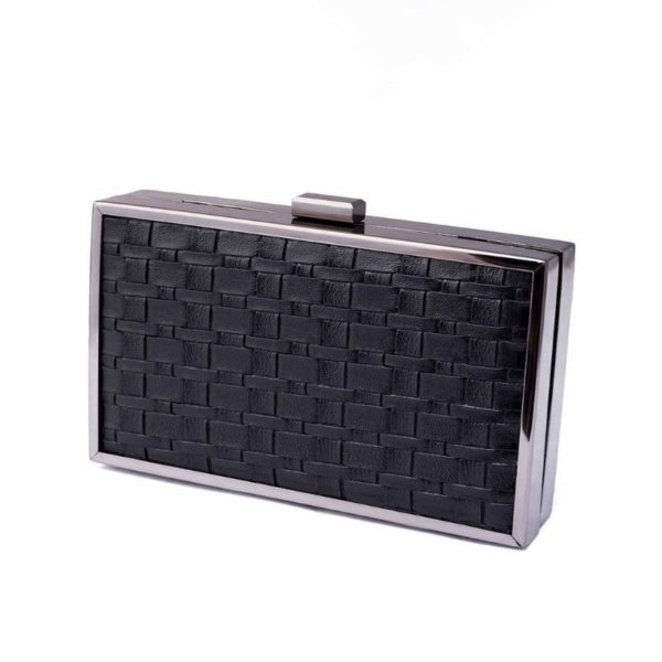 Sliver & Black Clutch bag is a perfect match for any occasion