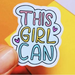 This Girl Can - Sticker