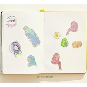 Hijabi Stickers - Pack of 5