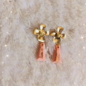 Hope Flower Tea Pink Earrings