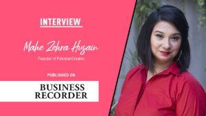 Interview with Business Recorder