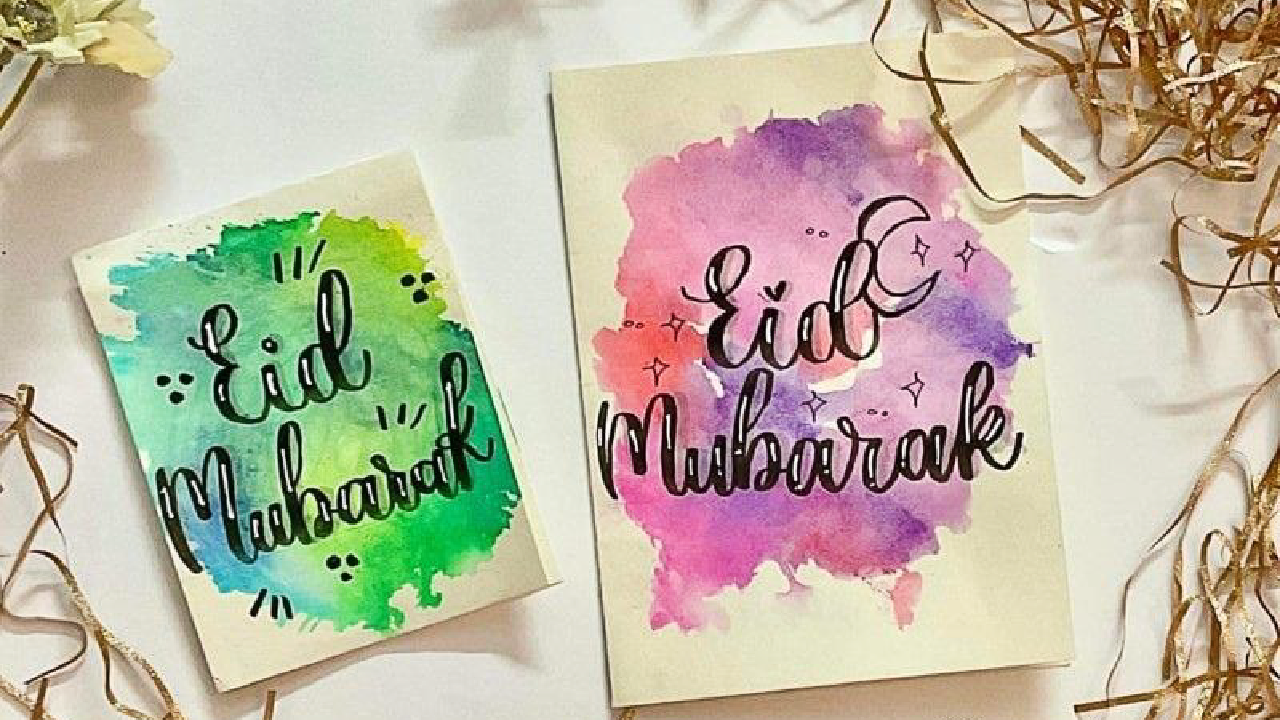 Handmade Eid Greeting Cards