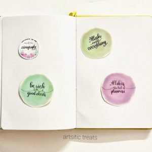 Quranic Affirmations Stickers - Pack of 3