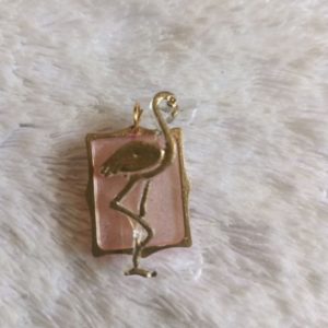 Resin Pendants - Flamingo