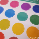 envelope sealing stickers - colour pack 2