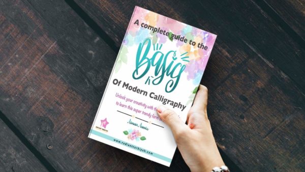 A complete guide to the basics of modern calligraphy book