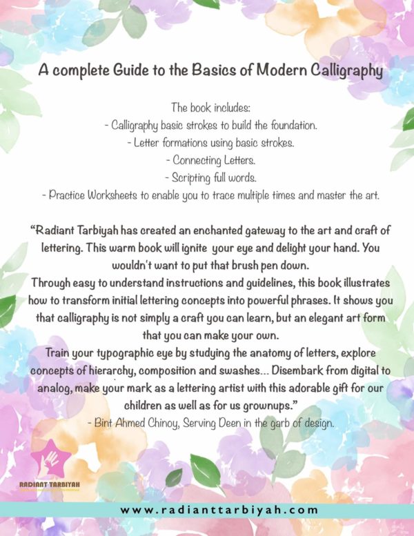 The Complete Guide to the Basics of Modern Calligraphy Book
