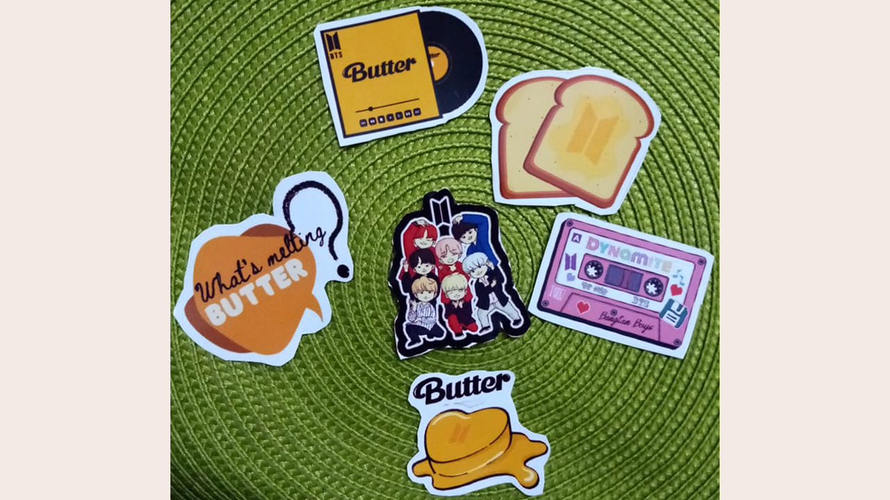 BTS Butter Sticker