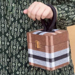 RangooN Plaid Box Clutch