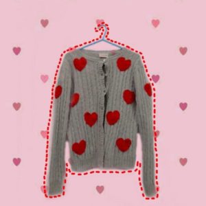 Red-heart-cardigan