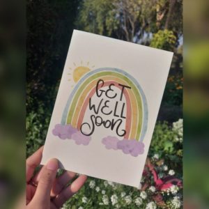 Rainbow - Get Well Soon Greeting Card