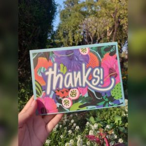 Tropical - Thank You Greeting Card