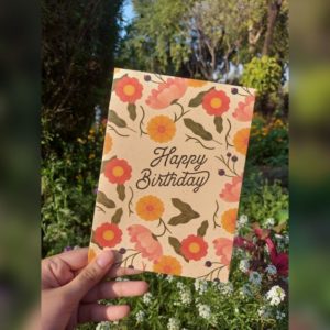Floral - Birthday Card
