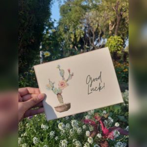 Good Luck! - Blank Greeting Card