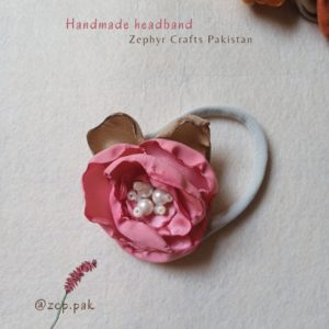 Pink Flower Headband 324