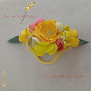 Yellow Floral Headband 334