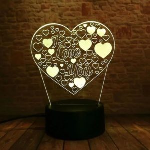 "Love Notes" LED Lamp