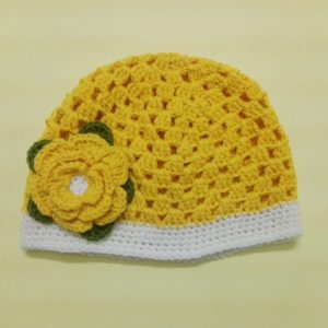 Adult crochet cap