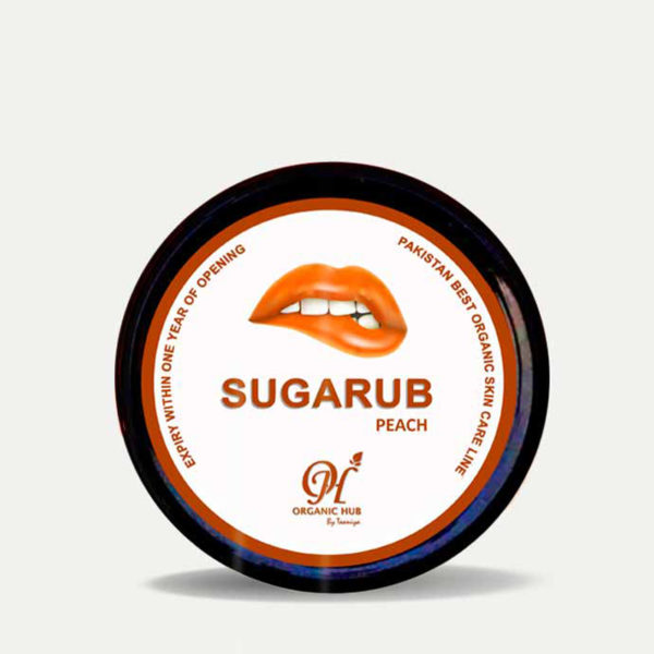 Organic Hub Lip Scrub - SUGARUB PEACH