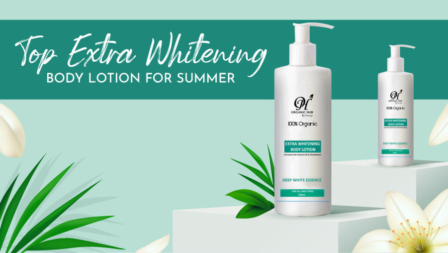 Moisturize your body in summer with whitening lotion