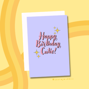 Cute & simple HBD card