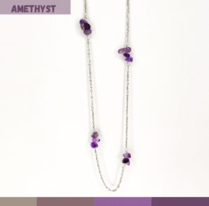61 cm crystal necklace