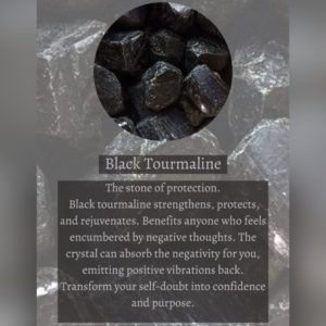 Raw Black Tourmaline Pendant