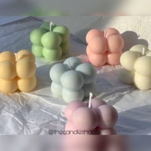 Colorful Bubble Candles